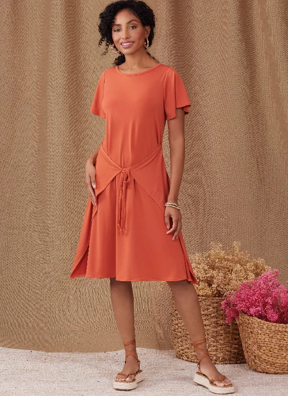 Cosmopolitan-styleSimplicity Sewing Pattern 9947 easy to sew Knit Dress