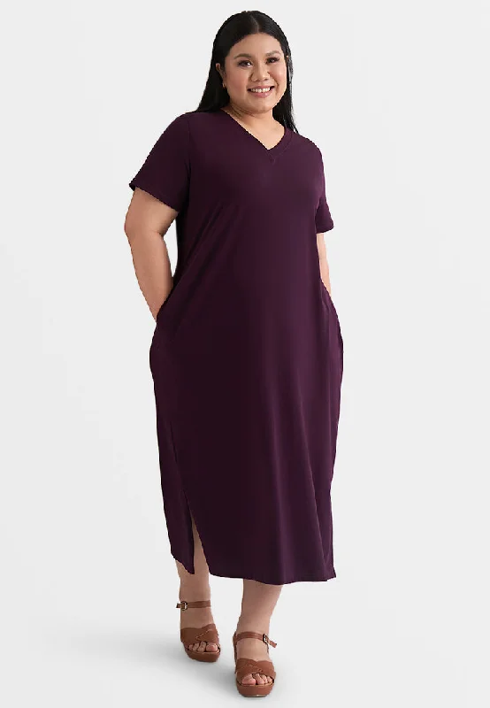 SophisticatedMackayla EVERYDAY V-neck Short Sleeve Dress