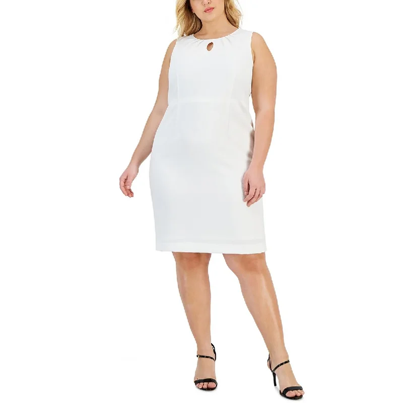 Vintage-inspiredKasper Womens Plus Business Short Sheath Dress