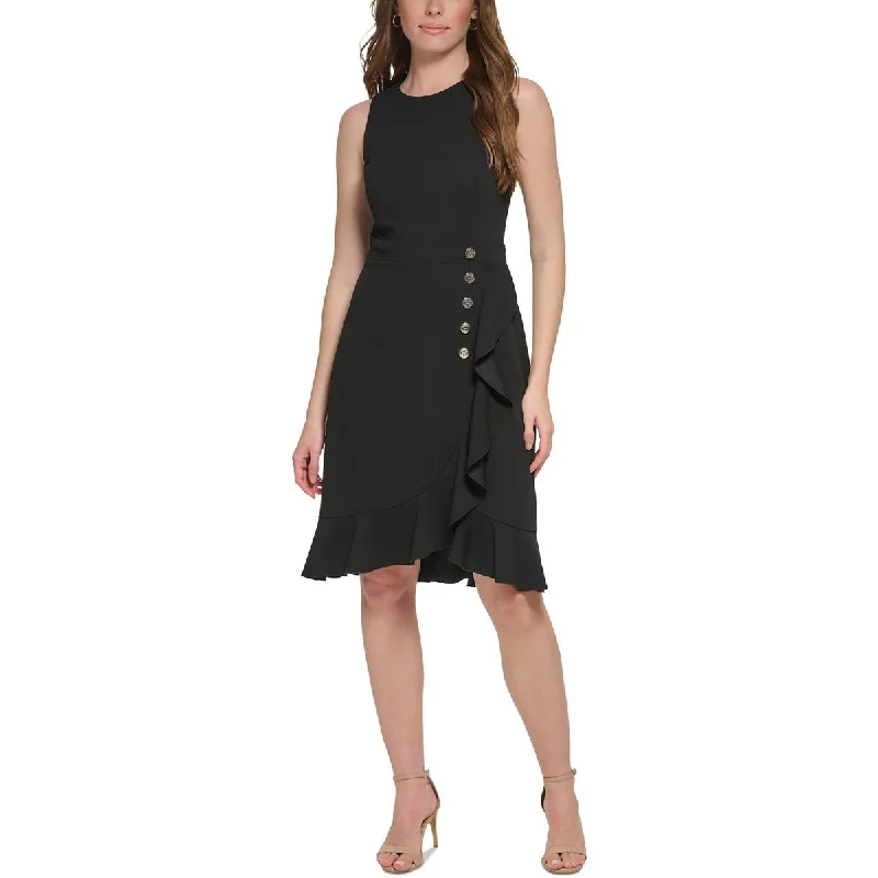 Laid-back edgyTommy Hilfiger Womens Button Detail Mini Sheath Dress