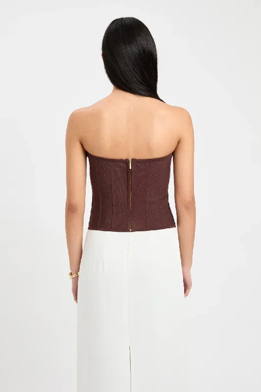 april-strapless-corset-cocoa april-strapless-corset-cocoa