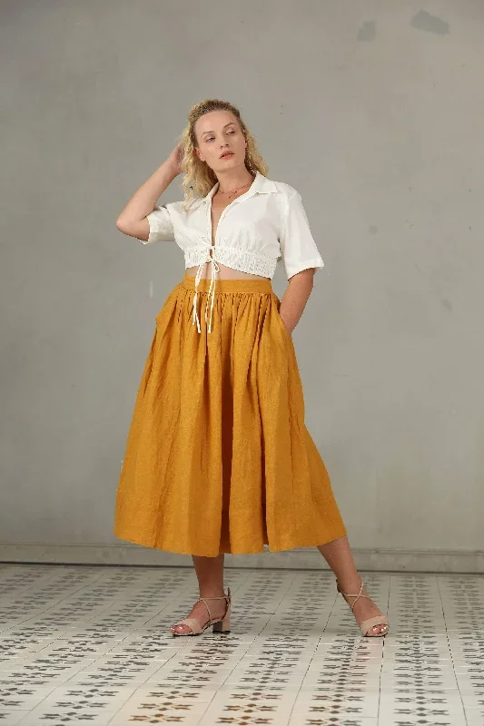 plus-size-linen-skirt-in-yellow-and-ashed-lilac-linen-skirt-a-line-skirt-retro-skirt-winter-skirt-flared-skirt-1950-skirt plus-size-linen-skirt-in-yellow-and-ashed-lilac-linen-skirt-a-line-skirt-retro-skirt-winter-skirt-flared-skirt-1950-skirt