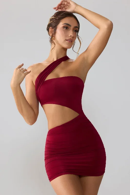 shyla-ruched-cut-out-mini-dress-ruby